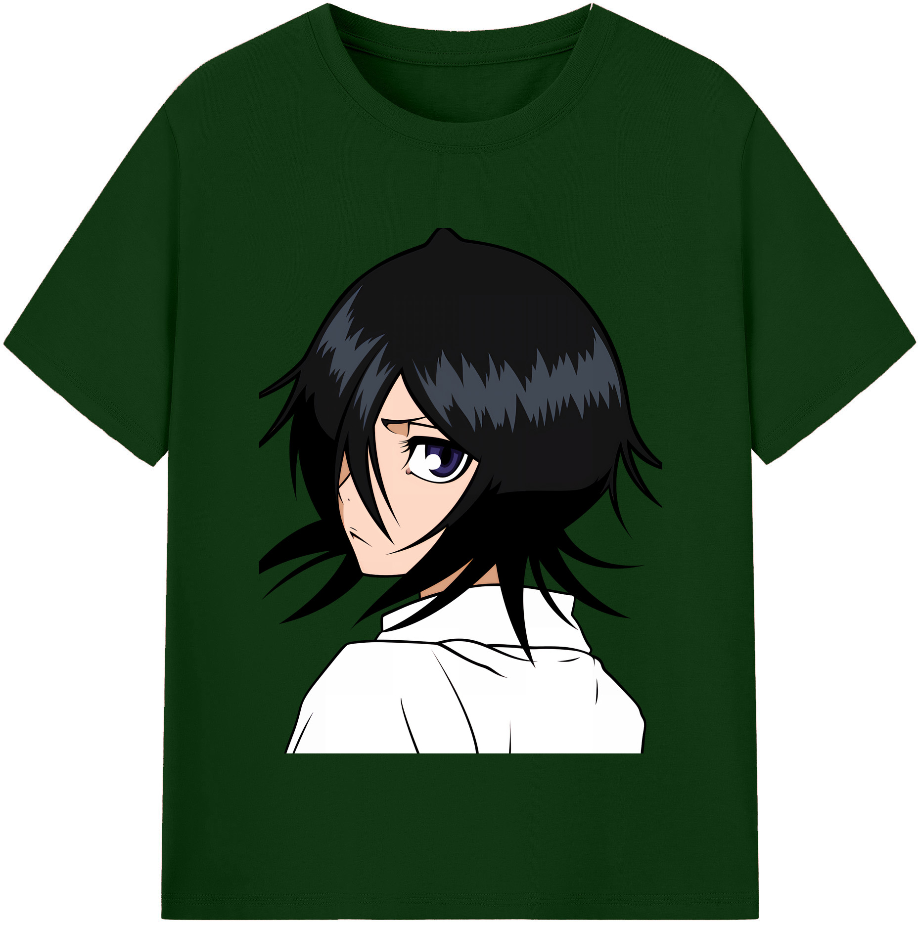 （画像用） ブリーチ 朽木ルキア BLEACH Kuchiki Rukia 綿100％半袖Tシャツ（フロントプリント）